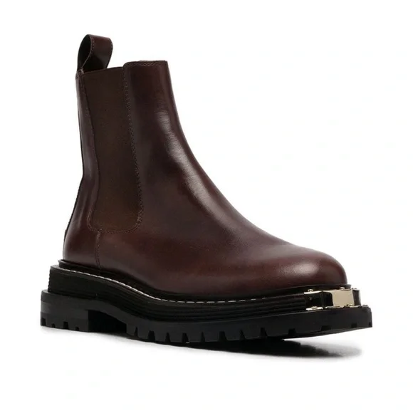 Sandro Noha Leather Ankle Boots - Picture 2 of 12